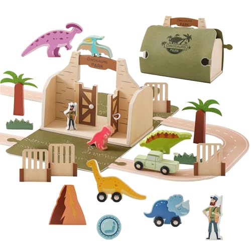 TTETTZ Holztierspielzeug Set, Vorgeben, Spielset für Die Vorschule, Pädagogisches Lernspielzeug TTETTZ Holztierspielzeug Set, Vorgeben, Spielset für Die Vorschule, Pädagogisches Lernspielzeug von TTETTZ