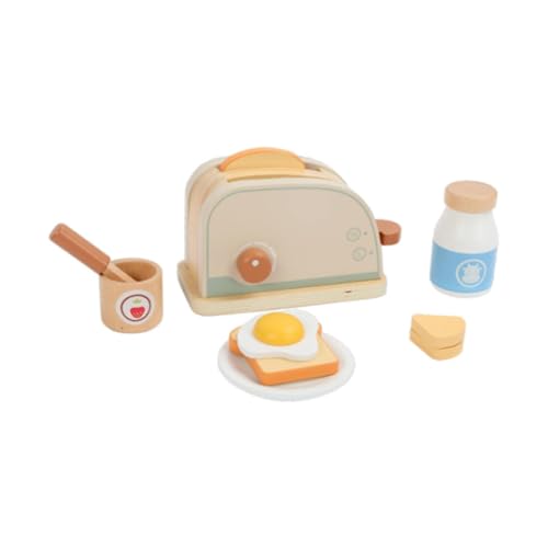 TTETTZ Holztoaster Set mit Holzbrot, Kinder Holzspielzeug TTETTZ Holztoaster Set mit Holzbrot, Kinder Holzspielzeug von TTETTZ