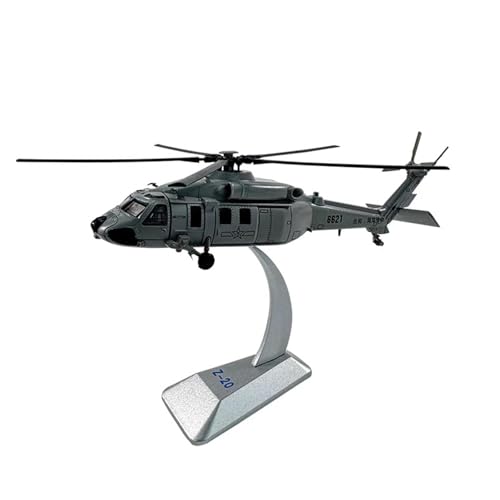 TTETTZ Hubschraubermodell 1/100 Metall Desktop Dekoration Enthusiasten Geschenk mit Ständer von TTETTZ