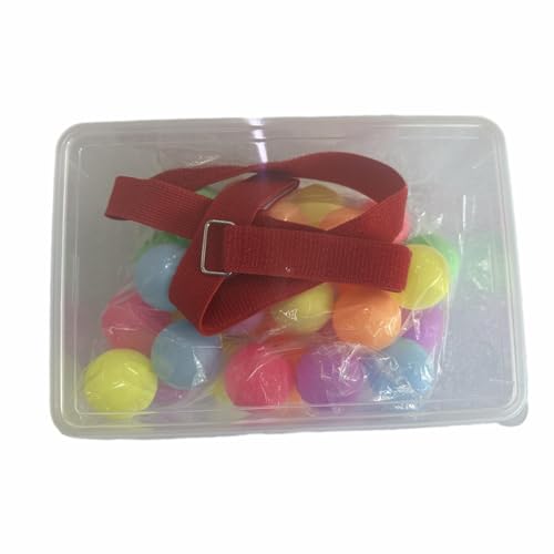TTETTZ Hüftschwungballspiel Spannendes Wettbewerbsspielzeug Und Gruppenspiel Geschicklichkeitsspiel Interaktionsspiel Aus PP Material für Partys Familientref, Roter Riemen TTETTZ Hüftschwungballspiel Spannendes Wettbewerbsspielzeug Und Gruppenspiel Geschicklichkeitsspiel Interaktionsspiel Aus PP Material für Partys Familientref, Roter Riemen von TTETTZ