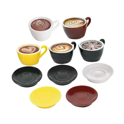 TTETTZ Kaffeetassen Miniatur Set für Spielzeughaus, 10 Stück von TTETTZ