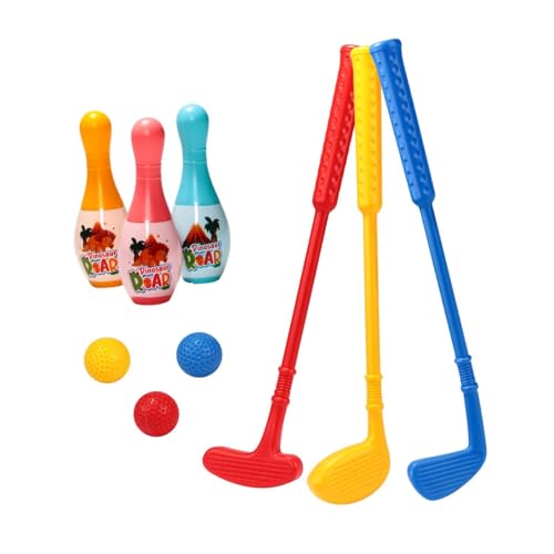 TTETTZ Kids Golf Toys Set Bowling Play Set für Kinder Im Alter von 3 4 5 6 7 8 Jahre Alt von TTETTZ