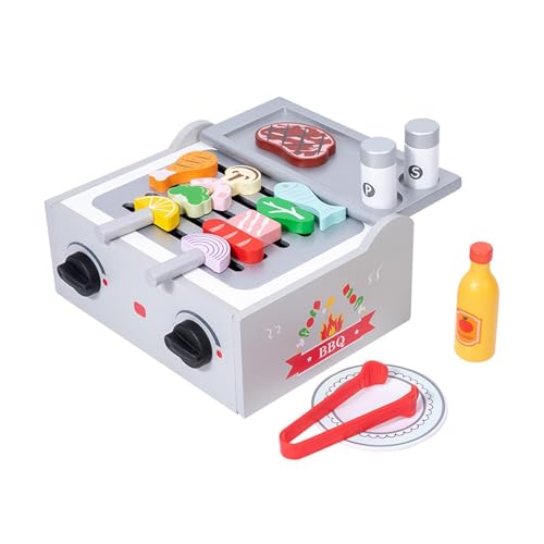 TTETTZ Kinder Holz Spielset Barbecue Grill Spielzeug Frühe Bildung Barbecue TTETTZ Kinder Holz Spielset Barbecue Grill Spielzeug Frühe Bildung Barbecue von TTETTZ