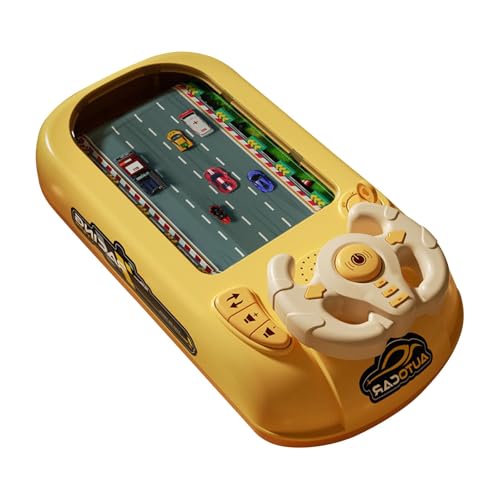 TTETTZ Kinder Lenkrad Spielzeug, Rennauto, Autospielzeug, Stabiles, Tragbares Geburtstagsgeschenk, Simulations Fahrspielzeug, Musikspielzeug für Jungen Und M, Gelb TTETTZ Kinder Lenkrad Spielzeug, Rennauto, Autospielzeug, Stabiles, Tragbares Geburtstagsgeschenk, Simulations Fahrspielzeug, Musikspielzeug für Jungen Und M, Gelb von TTETTZ
