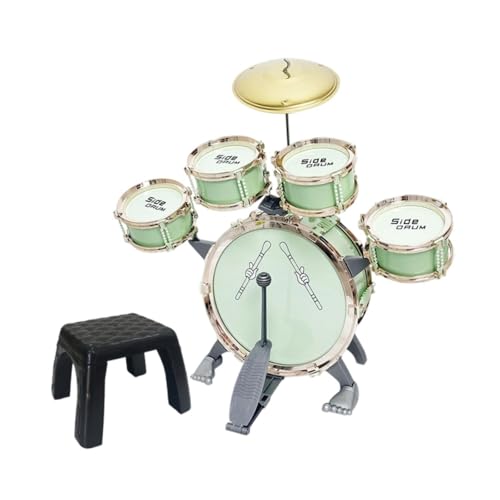 TTETTZ Kinder Schlagzeug Set Percussion Musikinstrumente Trommel Spielzeug für Vorschul Geschenk von TTETTZ