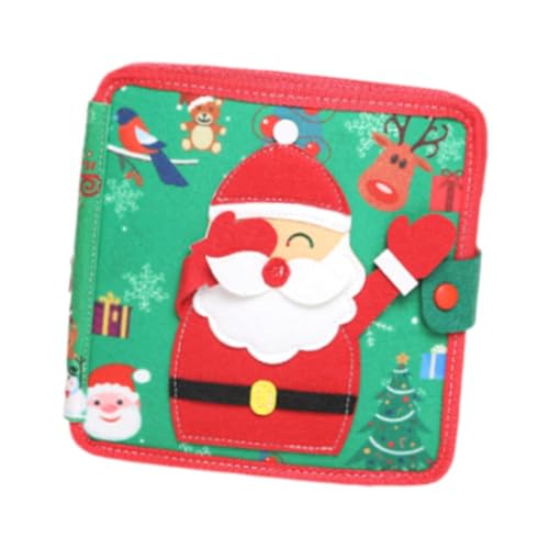 TTETTZ Kinder Stoffbuch, Weihnachtsthema, Aktivitätsbuch für Sensorische Erkennung von TTETTZ