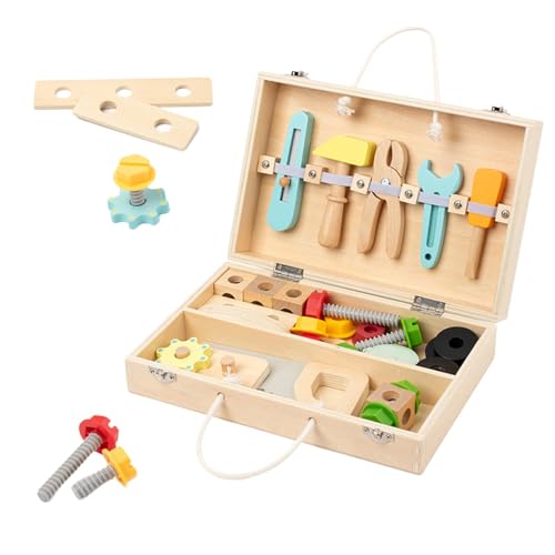 TTETTZ Kinder Werkzeug Set, Modellbau Werkzeug Kits, Reise Problemlösung, Rollenspiel Werkzeugkasten TTETTZ Kinder Werkzeug Set, Modellbau Werkzeug Kits, Reise Problemlösung, Rollenspiel Werkzeugkasten von TTETTZ