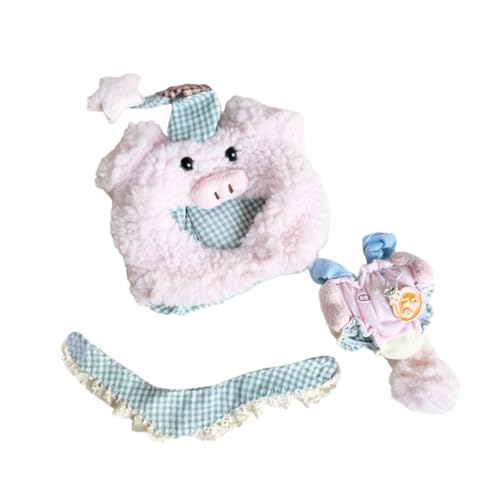 TTETTZ Kleidung für Mini Puppen, 6 Zoll, Puppenoutfits mit Huthose Und Lätzchen von TTETTZ