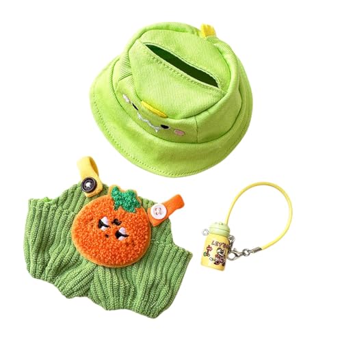 TTETTZ Kleidung für Puppen mit Hosen, Outfit für Mädchen, Zubehör für Puppen, Geschenkideen für Puppenliebhaber, Orangefarbenes Flaschenset TTETTZ Kleidung für Puppen mit Hosen, Outfit für Mädchen, Zubehör für Puppen, Geschenkideen für Puppenliebhaber, Orangefarbenes Flaschenset von TTETTZ
