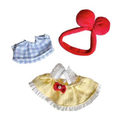 TTETTZ Kleidungsstück für Plüschfiguren, Puppenmode Zum Gestalten, Rollenspiel Accessoires für 6,69 Zoll Puppen von TTETTZ