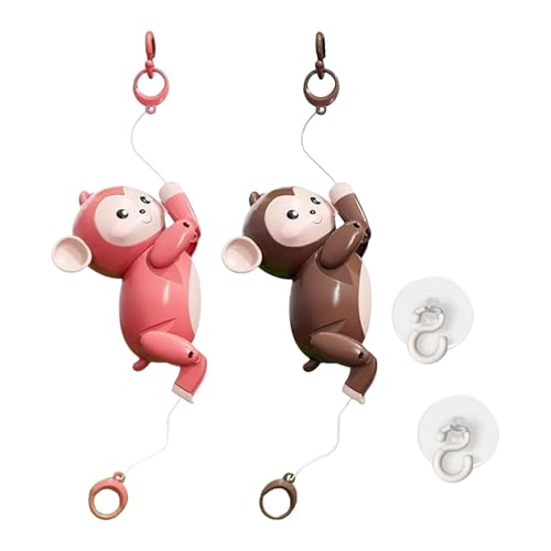 TTETTZ Kletterseilspielzeug AFFE, tragbares Lernspielzeug für die Entwicklung von Fähigkeiten bei Kindern, Braun Rosa TTETTZ Kletterseilspielzeug AFFE, tragbares Lernspielzeug für die Entwicklung von Fähigkeiten bei Kindern, Braun Rosa von TTETTZ