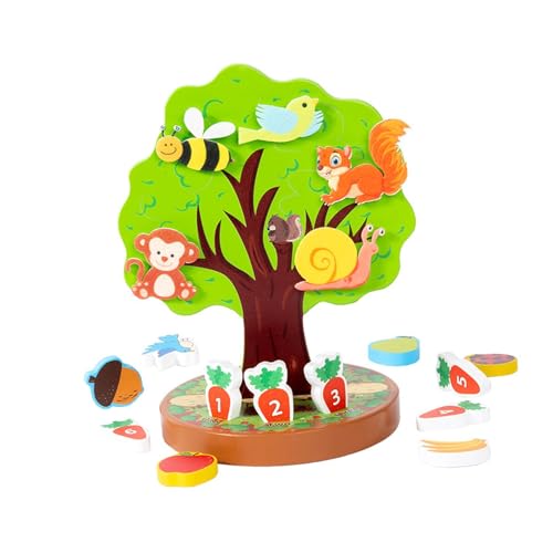 TTETTZ Kognitives Baumspielzeug, DIY Lernspiel für Unterwegs, Vorschule, Kindergarten TTETTZ Kognitives Baumspielzeug, DIY Lernspiel für Unterwegs, Vorschule, Kindergarten von TTETTZ