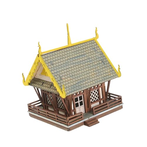 TTETTZ Maßstab 1:72 Holzhausmodell Miniaturmodellhaus Architekturszene DIY TTETTZ Maßstab 1:72 Holzhausmodell Miniaturmodellhaus Architekturszene DIY von TTETTZ