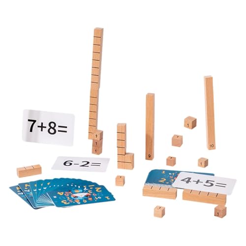TTETTZ Mathe Spielzeug Geschenk Addition Und Subtraktion mit Kartenzählen TTETTZ Mathe Spielzeug Geschenk Addition Und Subtraktion mit Kartenzählen von TTETTZ
