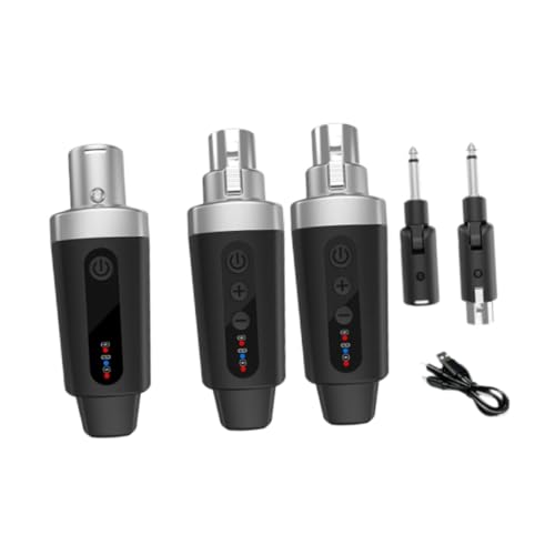 TTETTZ Mikrofonsystem Sender Empfänger für E Gitarre Und Bass mit Einfachem Anschluss, Set B TTETTZ Mikrofonsystem Sender Empfänger für E Gitarre Und Bass mit Einfachem Anschluss, Set B von TTETTZ