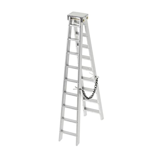TTETTZ Mini Klappleiter Modell für 1/10 RC-Autozubehör, 15cm von TTETTZ