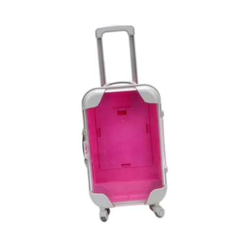 TTETTZ Mini Koffer für Puppenhaus, Wimpernablage Und Aufbewahrung, Rose Rot TTETTZ Mini Koffer für Puppenhaus, Wimpernablage Und Aufbewahrung, Rose Rot von TTETTZ