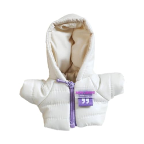 TTETTZ Mini-Kostüm für Puppen, Warmer Mantel, Puppenzubehör für Kinder im Alter von 4–10 Jahren, Weiß TTETTZ Mini-Kostüm für Puppen, Warmer Mantel, Puppenzubehör für Kinder im Alter von 4–10 Jahren, Weiß von TTETTZ