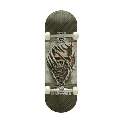 TTETTZ Mini Skateboard für Finger, Spielzeug für Sammler und Kinder, Schwarzer Totenkopf TTETTZ Mini Skateboard für Finger, Spielzeug für Sammler und Kinder, Schwarzer Totenkopf von TTETTZ