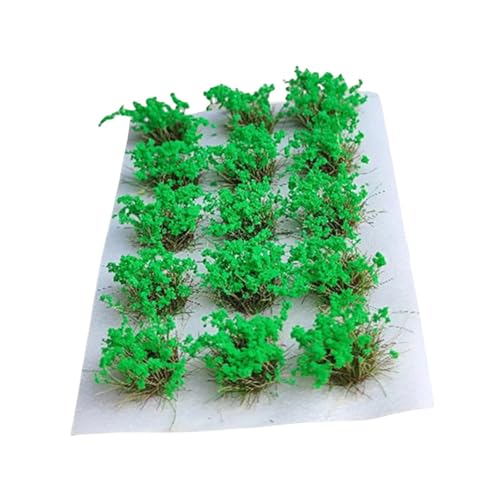 TTETTZ Miniatur Blumenarrangements für Modellbahnen, Vegetationsgruppen Und Grasbüschel, GrÜn von TTETTZ