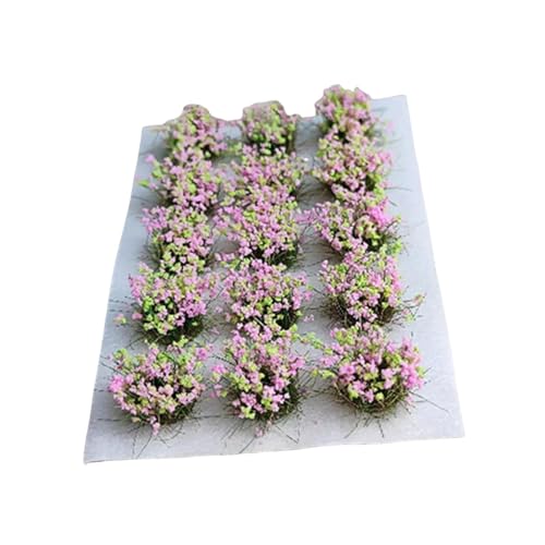 TTETTZ Miniatur Blumenarrangements für Modellbahnen, Vegetationsgruppen Und Grasbüschel, Rosa TTETTZ Miniatur Blumenarrangements für Modellbahnen, Vegetationsgruppen Und Grasbüschel, Rosa von TTETTZ