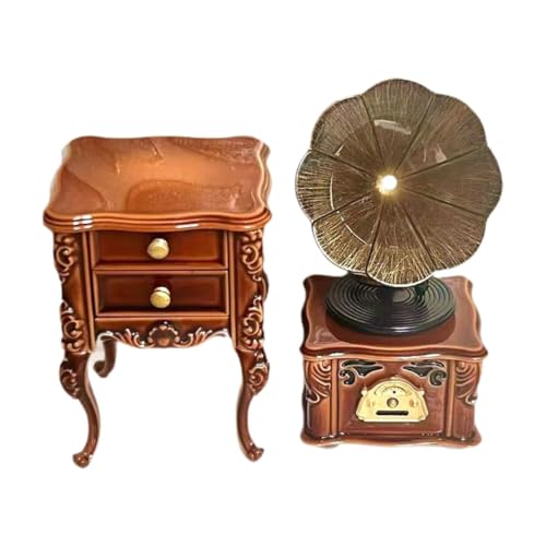 TTETTZ Miniatur Grammophon 1:12 mit Schrank Plattenspieler für Diorama Zubehör TTETTZ Miniatur Grammophon 1:12 mit Schrank Plattenspieler für Diorama Zubehör von TTETTZ