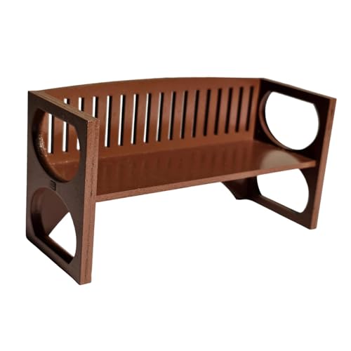TTETTZ Miniatur Holz Sitzbank Puppenhausmöbel Bastel Möbelstück Dekoration Zubehör Fördert Kreatives Spielen für Kinder Und Sammler von Miniaturen, Style B TTETTZ Miniatur Holz Sitzbank Puppenhausmöbel Bastel Möbelstück Dekoration Zubehör Fördert Kreatives Spielen für Kinder Und Sammler von Miniaturen, Style B von TTETTZ
