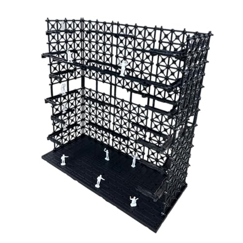TTETTZ Modularer Ausstellungsständer für Miniaturfiguren, Roboterregal für Wohnraum, 32 cm X 14.3 cm X von TTETTZ