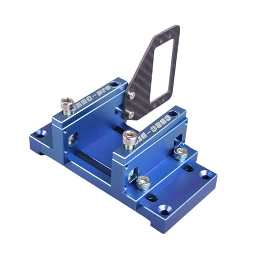 TTETTZ Motor Im Ständer Laufen Lassen CNC Gefräst Professionelle Gleitmutterkanäle Leichtgewichtig Funktional Aluminiumlegierung, Blau von TTETTZ