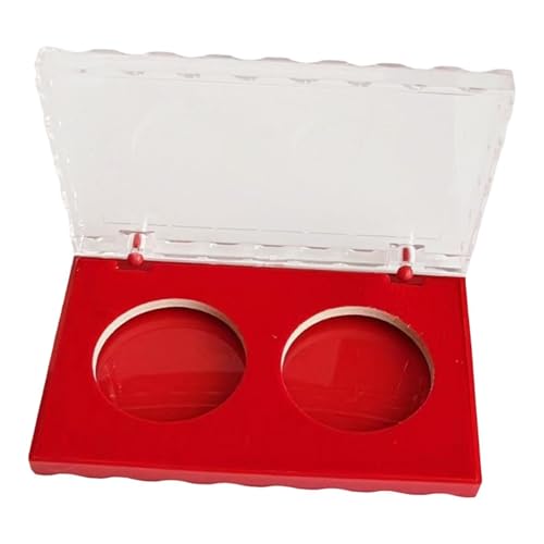 TTETTZ Münzkassette Als Stabiler Münzhalter Und Schaukasten EIN Aufbewahrungsbehälter für Zwei Sammlermünzen mit Transparentem Deckel für Preisverleihungen U, für 5cm TTETTZ Münzkassette Als Stabiler Münzhalter Und Schaukasten EIN Aufbewahrungsbehälter für Zwei Sammlermünzen mit Transparentem Deckel für Preisverleihungen U, für 5cm von TTETTZ