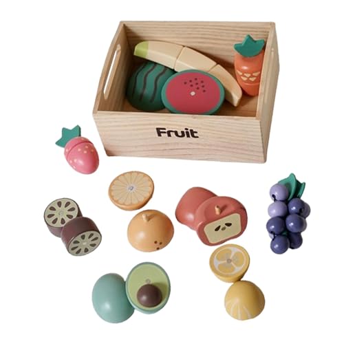TTETTZ Obstschneideset für Kinder, Spielzeug für Die Küche, Lernspielzeug für Kleinkinder TTETTZ Obstschneideset für Kinder, Spielzeug für Die Küche, Lernspielzeug für Kleinkinder von TTETTZ