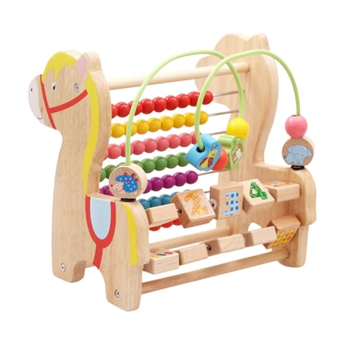 TTETTZ Perlenlabyrinth Spielzeug für Kleinkinder, Pädagogisches Kreisspielzeug Aus Holz für Babys TTETTZ Perlenlabyrinth Spielzeug für Kleinkinder, Pädagogisches Kreisspielzeug Aus Holz für Babys von TTETTZ