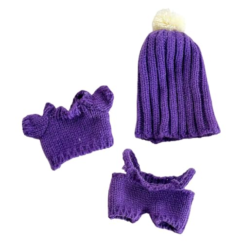 TTETTZ Plüschpuppenkleidung, Abnehmbare Foto Requisiten, Dekorationskostüme für 17 cm Große Puppen von TTETTZ
