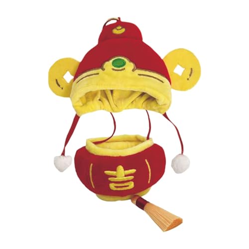 TTETTZ Puppen Laternen Overall Und Gott des Reichtums Hut Accessoires für 10 cm Puppen, Jungenpuppen TTETTZ Puppen Laternen Overall Und Gott des Reichtums Hut Accessoires für 10 cm Puppen, Jungenpuppen von TTETTZ