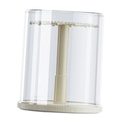 TTETTZ Puppen Schlüsselanhänger Vitrine, Drehbare Box für Figuren, Cremeweiß TTETTZ Puppen Schlüsselanhänger Vitrine, Drehbare Box für Figuren, Cremeweiß von TTETTZ