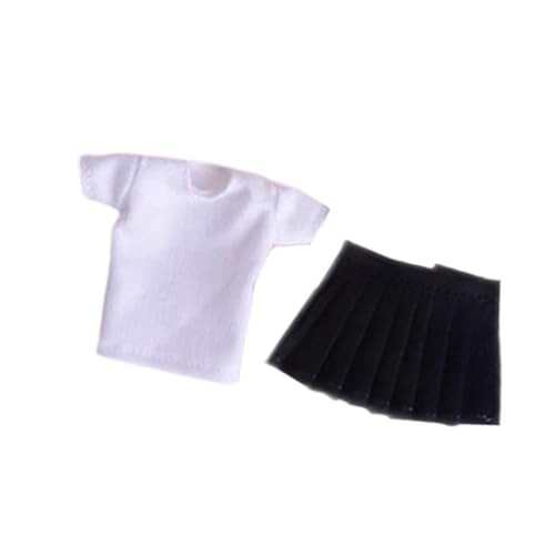 TTETTZ Puppenbekleidungsset mit T-Shirt und kurzem Rock für 6 Zoll Figuren TTETTZ Puppenbekleidungsset mit T-Shirt und kurzem Rock für 6 Zoll Figuren von TTETTZ