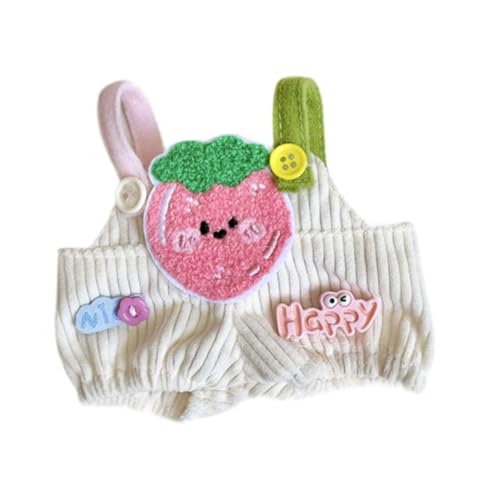 TTETTZ Puppenhosen für Plüschpuppen, Bequeme Kleidung für 7,87 Zoll Puppen, Puppenzubehör Zum Verkleiden, Erdbeeren TTETTZ Puppenhosen für Plüschpuppen, Bequeme Kleidung für 7,87 Zoll Puppen, Puppenzubehör Zum Verkleiden, Erdbeeren von TTETTZ