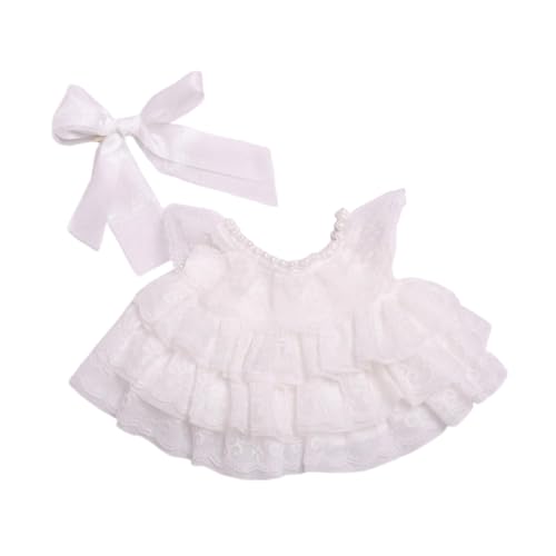 TTETTZ Puppenkleid für Hochzeiten, Anzug mit Kopfbedeckung, Spielzeug für 38 cm Große Puppen TTETTZ Puppenkleid für Hochzeiten, Anzug mit Kopfbedeckung, Spielzeug für 38 cm Große Puppen von TTETTZ