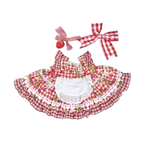 TTETTZ Puppenkleid mit Stirnband Und Anzug, Miniatur Outfits für 14,96 Zoll Puppe TTETTZ Puppenkleid mit Stirnband Und Anzug, Miniatur Outfits für 14,96 Zoll Puppe von TTETTZ