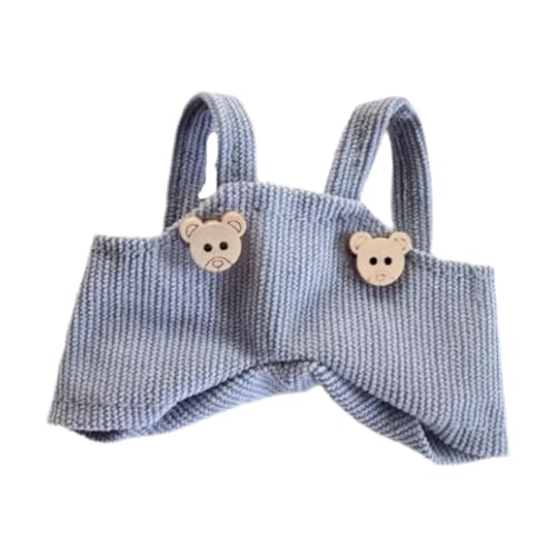 TTETTZ Puppenkleidung Latzhose Puppenanzug Miniaturkleidungsstück Modische Puppenmode Aus Weichem Material für Lebendiges Rollenspiel für Puppenliebhaber Al, Blau TTETTZ Puppenkleidung Latzhose Puppenanzug Miniaturkleidungsstück Modische Puppenmode Aus Weichem Material für Lebendiges Rollenspiel für Puppenliebhaber Al, Blau von TTETTZ