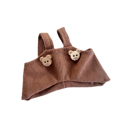 TTETTZ Puppenkleidung Latzhose Puppenanzug Miniaturkleidungsstück Modische Puppenmode Aus Weichem Material für Lebendiges Rollenspiel für Puppenliebhaber Al, Braun TTETTZ Puppenkleidung Latzhose Puppenanzug Miniaturkleidungsstück Modische Puppenmode Aus Weichem Material für Lebendiges Rollenspiel für Puppenliebhaber Al, Braun von TTETTZ