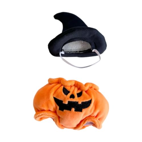 TTETTZ Puppenkleidung für 17 cm Puppen, Halloween Outfits, Anziehsachen mit Hut, Puppengeschenk von TTETTZ