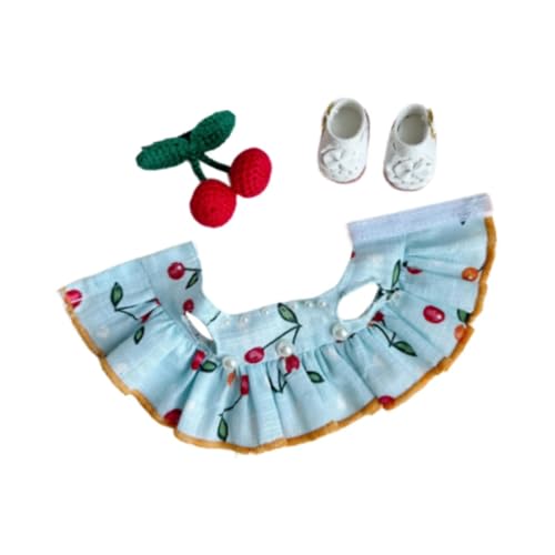 TTETTZ Puppenkleidungsset für Plüschfiguren, mit Schuhen Und Haar Accessoire, für 6,69 Zoll Puppen TTETTZ Puppenkleidungsset für Plüschfiguren, mit Schuhen Und Haar Accessoire, für 6,69 Zoll Puppen von TTETTZ
