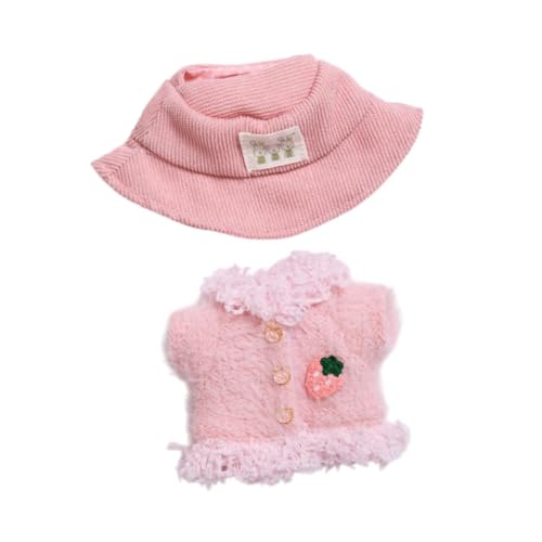 TTETTZ Puppenmantel für Rollenspiele, Outfit für Kleine Mädchen, DIY Kleidung für 6,69 Zoll Puppen, Rosa TTETTZ Puppenmantel für Rollenspiele, Outfit für Kleine Mädchen, DIY Kleidung für 6,69 Zoll Puppen, Rosa von TTETTZ