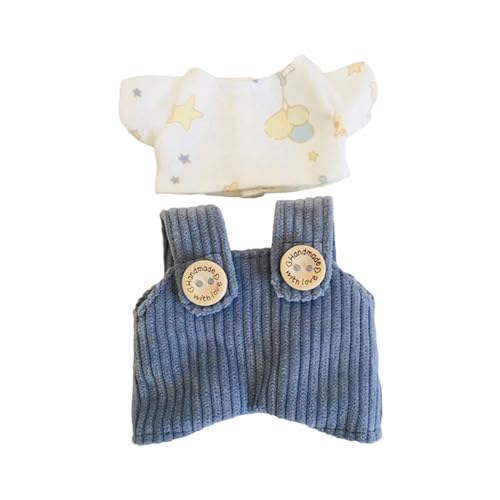 TTETTZ Puppenmode: Trendige Latzhose für Kleine Puppen, Blau TTETTZ Puppenmode: Trendige Latzhose für Kleine Puppen, Blau von TTETTZ