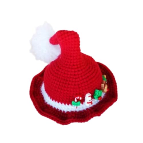 TTETTZ Puppenmütze für 15 cm Puppen, Weihnachtsmütze, DIY Zubehör, Mini Kopfbedeckung für Rollenspiele TTETTZ Puppenmütze für 15 cm Puppen, Weihnachtsmütze, DIY Zubehör, Mini Kopfbedeckung für Rollenspiele von TTETTZ