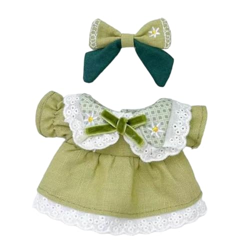 TTETTZ Puppenoutfit mit Haarschleife, Kreative Kostüme für 17 Zoll Plüschfiguren TTETTZ Puppenoutfit mit Haarschleife, Kreative Kostüme für 17 Zoll Plüschfiguren von TTETTZ