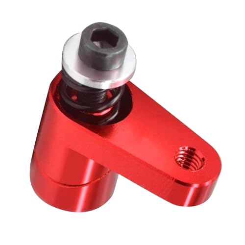 TTETTZ RC Auto Servo Arm Zubehörteile Metall für Modelle 1/14 Und 1/18, Rot TTETTZ RC Auto Servo Arm Zubehörteile Metall für Modelle 1/14 Und 1/18, Rot von TTETTZ