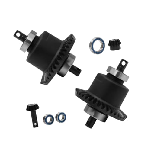 TTETTZ RC Differentialgetriebe für 1/10, Professionelles Ersatzteil Aus Metall, Schwarz von TTETTZ