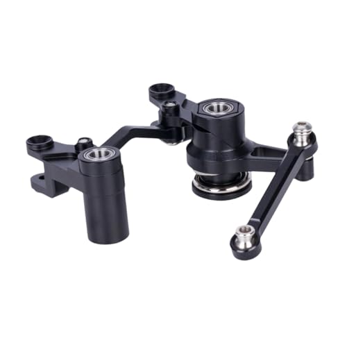 TTETTZ RC Lenkbaugruppe, Teile für RC Autos, Robuste Baugruppe, DIY Modifiziertes Upgrade Zubehör, Lenkungssätze für 1:10 RC Auto LKW, Schwarz TTETTZ RC Lenkbaugruppe, Teile für RC Autos, Robuste Baugruppe, DIY Modifiziertes Upgrade Zubehör, Lenkungssätze für 1:10 RC Auto LKW, Schwarz von TTETTZ